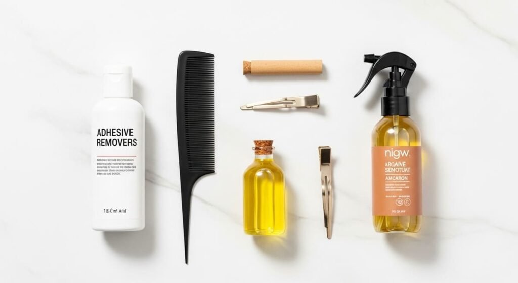 Hair extension removal tools