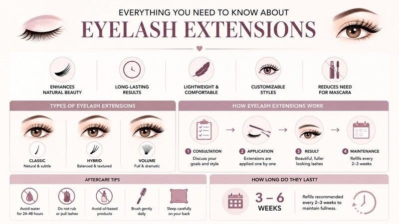 What Are Eyelash Extensions? Types, Benefits & Aftercare Guide